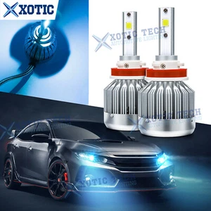 Ice Blue H11 H8 LED Headlight Conversion Kit Low Beam Bulbs Super Bright 6000LM - Picture 1 of 11