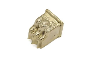 Muebles de 1 1/4" Extremo de pierna Puntera Gorra Garra de leones Duncan Phyfe Puntera Gorra Latón Med - Imagen 1 de 4