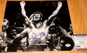 Leon Spinks Boxing World Champion Signed Autographed 11x14 Photo PSA Muhammad H - Picture 1 of 1