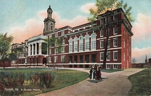 Norfolk, Virginia Postcard St. Vincents Hospital c 1907  R4 - Picture 1 of 2