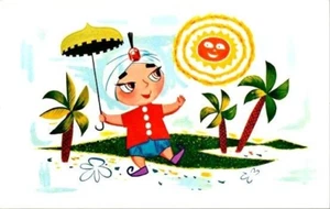 AK Sambo Spaziergänge durch den Dschungel Sambos Restaurant Werbung Chrom - Bild 1 von 2