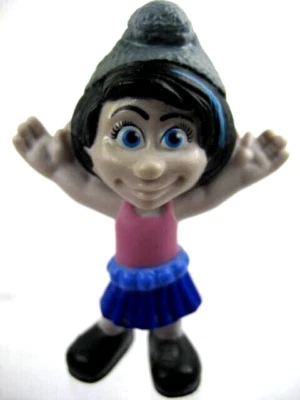 Smurfs 2 McDonald's Happy Meal Toy Vexy 3" Figure Girl 2013 Cake Topper Loose - Image 1 of 4