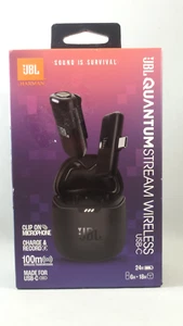 New Jbl Quantam Stream 20 Hz - 20 kHz Clip On Microphone JBLSTRMWLUSBCBLKAM - Picture 1 of 5