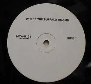 WHERE THE BUFFALO ROAM Soundtrack 1980 US Advance PROMO Only LP NEIL YOUNG Score - Picture 1 of 2