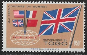 Togo Four-Power 'Summit' Conference Paris   FLAGS SC#262 MNH OG - Picture 1 of 1