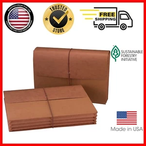 Durable Redrope Expanding File Wallets - 10 in Box, Legal Size, Eco-Friendly - Picture 1 of 4