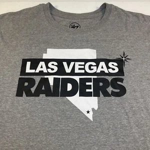 CAMISETA DE FÚTBOL AMERICANO LAS VEGAS RAIDERS NFL Talla Para Hombre XL '47 Marca/Algodón Oakland - Imagen 1 de 4