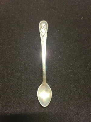 CUCHARA BEBÉ VINTAGE GERBER 5.5" LARGA ◇ WINTHROP PLATEADA Foto 1 de 4