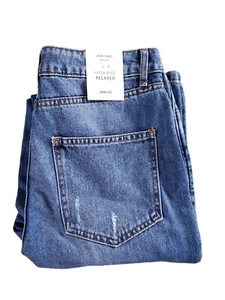 Jeans Jack Wills Uomo W28 L32 Hailey Highlise Rilassati Denim Blu - Foto 1 di 12