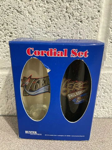 Philadelphia 76ers Basketball Shot Glass Set Cover