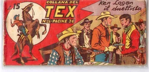 Striscia Collana del TEX 2° serie N. 26-2/6/1950 -"KEN LOGAN IL .."- Audace - Picture 1 of 3