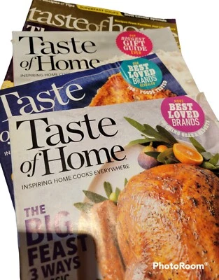 NEW Lot of 4 Taste of Home Magazines 2012 2018 Recipes Cooking Test Kitchen - Image 1 of 4