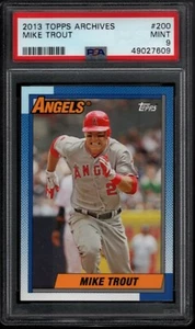 2013 Topps Archives #200 Mike Trout Angels PSA 9 Looks Better 2462 - Bild 1 von 2