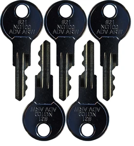Fits #21 (NG100) Broderson/Bart Mill/Terex Replacement Key *5 Pack* - Picture 1 of 1