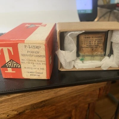 TRIAD Power Transformer F-145XP 115/50/60hz 6pin new Electric part free shipping - Image 1 of 4