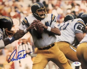 Dan Fouts Signed Autographed San Diego Chargers 8x10 Photo Psa/Dna - Picture 1 of 2