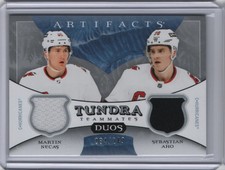 2022-23 UD Artifacts Tundra Teammates Duos 2clr Patch Necas & Aho SP 034/249
