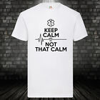 Keep Calm Fun Shirt Notarzt Sanitäter Arzt T-Shirt Kult Heartbeat 100% BW S-5XL