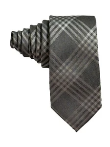 Bar III 55% Polyester 45% SILK Men's Designer Gray Skinny Tie 60" x 2.5" - Picture 1 of 3
