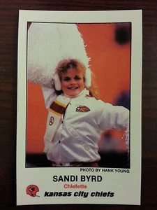 1983 Kansas City CHIEFS Police #10 Chiefette SANDI BYRD Cheerleader MINT - Picture 1 of 2