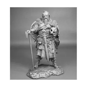 ⭐Action Figure Vikings Jarl, 9-10 th scale 1/24 75 mm Figures Tin. UnPainted⭐ - Picture 1 of 3