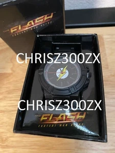 The Flash Wrist Watch Black Metal Collector's Edition Figure DC Comics Unisex - Picture 1 of 1