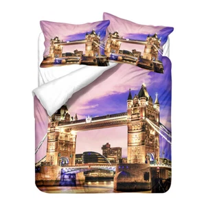 Juego de funda nórdica ropa de cama Roma Londres paisaje edificios lugar de interés - Imagen 1 de 27