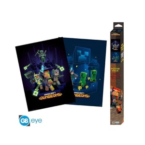 Minecraft Dungeons Set 2 Chibi Posters - Set Di Posters 52 cm x 38 cm - GB eye - Imagen 1 de 1