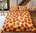 Burger Chicken Roll Set 3D Beddingset King Size Bed Linen Set Pizza Comforterset