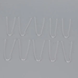 10Pcs Hearing Aid Tube R Type Replacement BTE Earmold Hearing Aid Tubes For HR6 - Picture 1 of 22