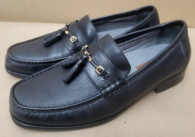 Mocasín Florsheim (talla 8,5 D) Padron 18066 negro borla centavo cuero borla Foto 1 de 4