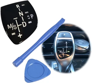 Car Gear Sticker Shift Knob Panel Cover for BMW Models X1 X3 X5 X6 F01 F10 F30 F - Foto 1 di 6