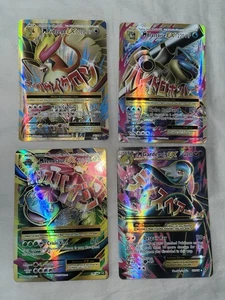 Pokemon Mega Ex Lot Of Four - Lightly To Heavy Played - Read Description! - Picture 1 of 2