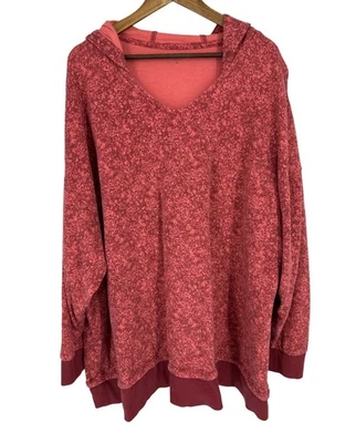 Sudadera con capucha para mujer Athleta Sundown Alliance estampado rosa manga larga talla 3X Foto 1 de 4