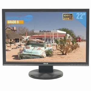 Asus Vw222u 22" Lcd Monitor Display 16:9 Refurbished With Vga Pc Case - Picture 1 of 6