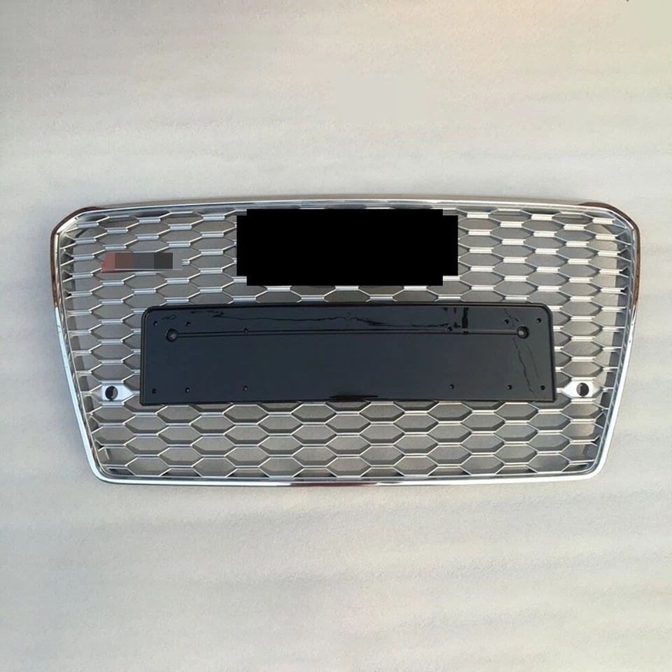 For Audi A7 S7 2011-2015 Chrome Honeycomb Front Bumper Grille - Image 1 of 1