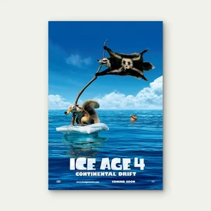 Ice Age: Continental Drift (2012) Movie Ready to Hang Metal Print - Bild 1 von 5