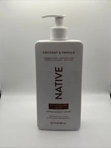Native Body Lotion stellt trockene Haut wieder her, Kokosnuss & Vanille - Bild 1 von 1