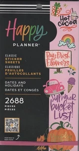 Me And My Big Ideas The Happy Planner Dates and Holidays Sticker Sheet Book - Picture 1 of 1