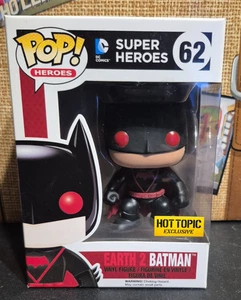 Funko POP DC Super Heroes #62 Earth 2 Batman Hot Topic Exclusive W/Pop Protector - Picture 1 of 6