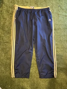 Adidas Pants Mens XL Three Stripe Track Windbreaker Athletic VTG Retro 90s Style - Picture 1 of 7