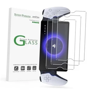  3 Pack Tempered Glass Screen Protector for PlayStation Portal Remote Player 8  - Picture 1 of 7