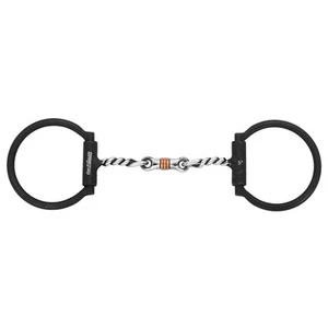 JK BAR H EQUINE Western Antiguo Anillo Fijo Broca Boca Retorcida con - Imagen 1 de 1