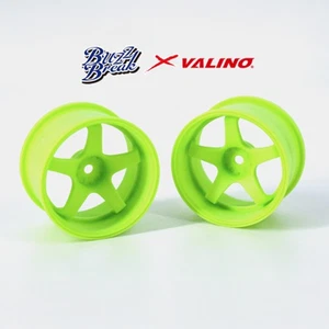 Overdose VALINO GV117D Wheel R-SPEC 30mm Offset +9 2pcs Lime Yellow #BB-RW-028 - Picture 1 of 2