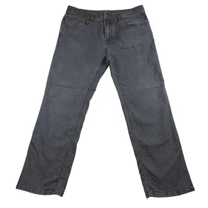 prAna Jeans Breath Mens 36x28 Gray Slim Fit Breathe Stretch Organic Cotton Pants - Picture 1 of 16