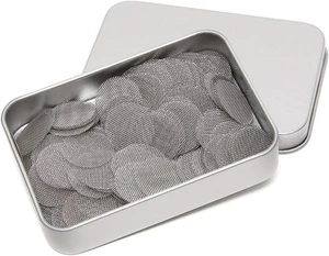 200 Pezzi Schermi per Tubi in Acciaio Inox Premium, 3/4 Pollici con Scatola in Metallo - Foto 1 di 12