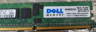 M393T6553CZ3-CCC Samsung Samsung 512MB PC2-3200R, 240-pin DIMM Dell - Image 1 of 2