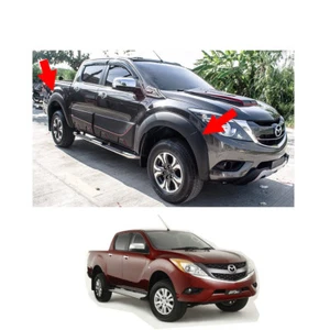 Fender Flares Wheel Matte Black 6" For Mazda Bt50 Pro Pickup 4 Door 12 15 16 17 - Picture 1 of 3