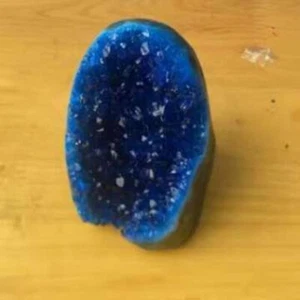 Extra große natürliche blaue Drusen Geode Quarz Kristall Cluster Reiki Bergstein - Bild 1 von 2