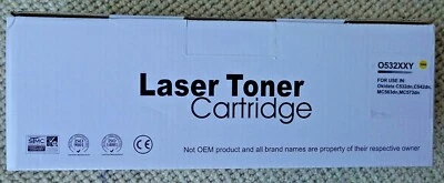 O532XXY Yellow Laser Toner Cartridge Okidata C532dn C542dn MC563dn MC573dn - Image 1 of 2